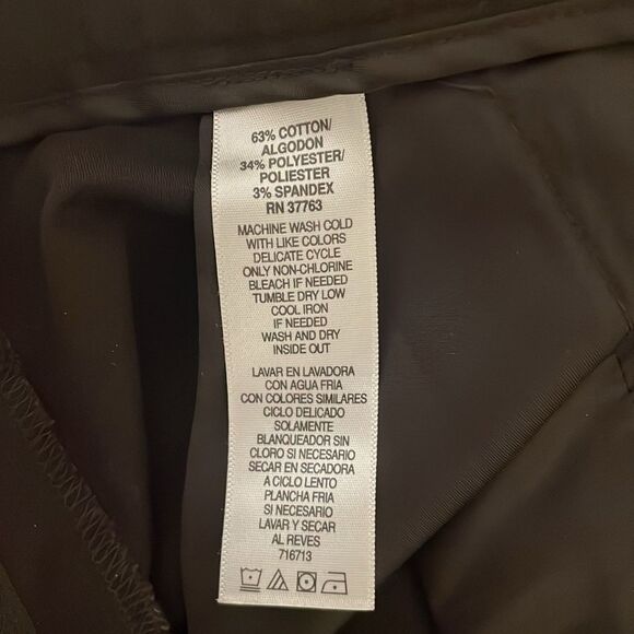 Rafaella Crop Pants Brown Size 6 Petite - Picture 10 of 11